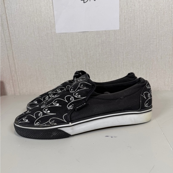 Duffs The dude black canvas slip-on sneakers Size‎ 11 main image 5
